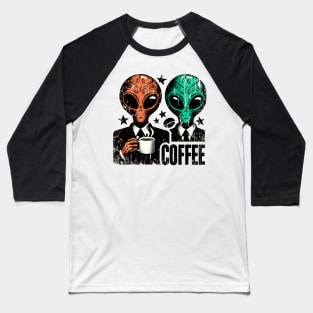 Alien coffee Baseball T-Shirt